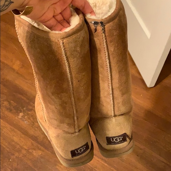 UGG Shoes - Ugg Tall tan boots size 6